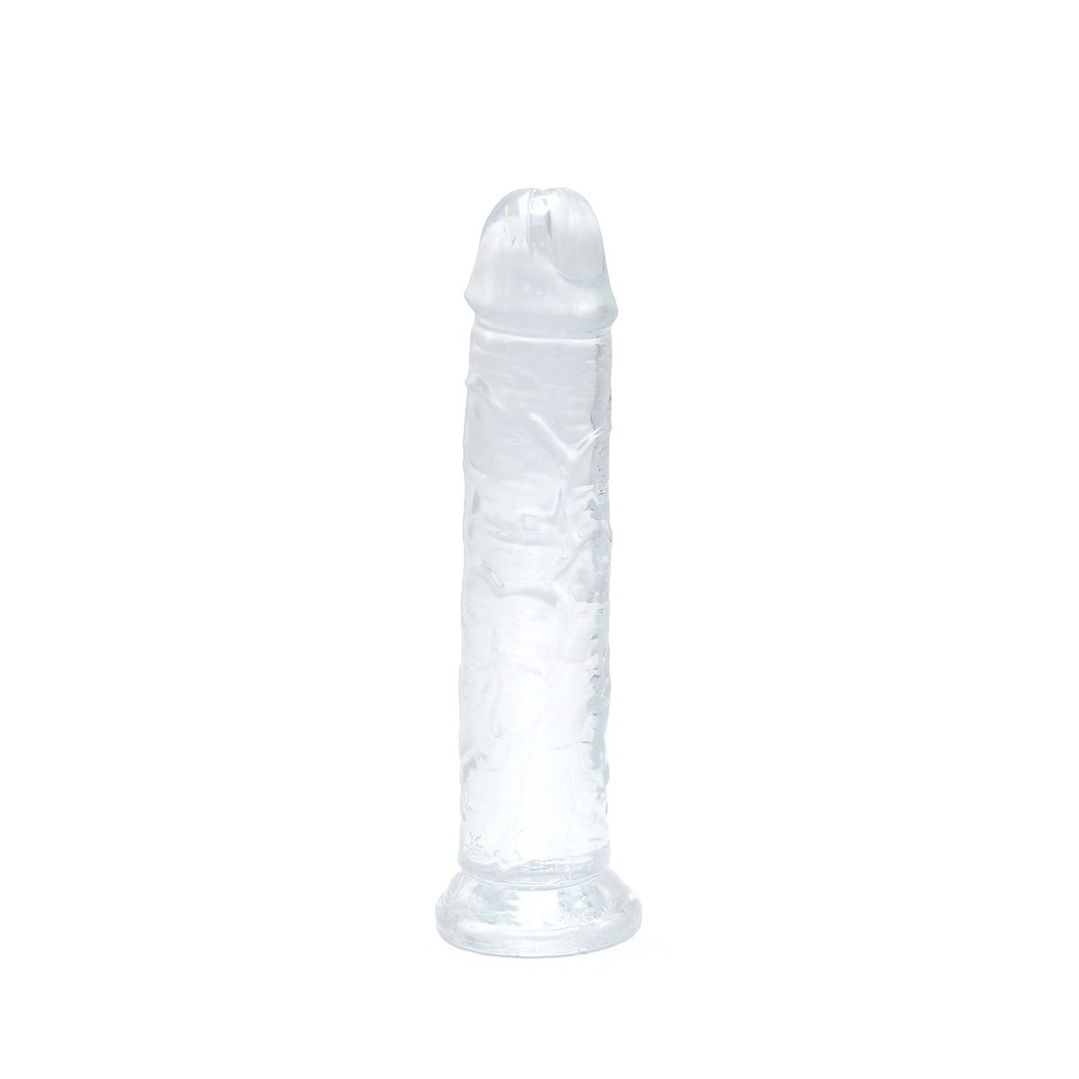 Dildo Transparent With Suction Cup 19 x 4 cm