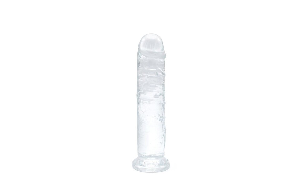 Dildo Transparant 19 cm met Sterke Zuignap | TPE Safe