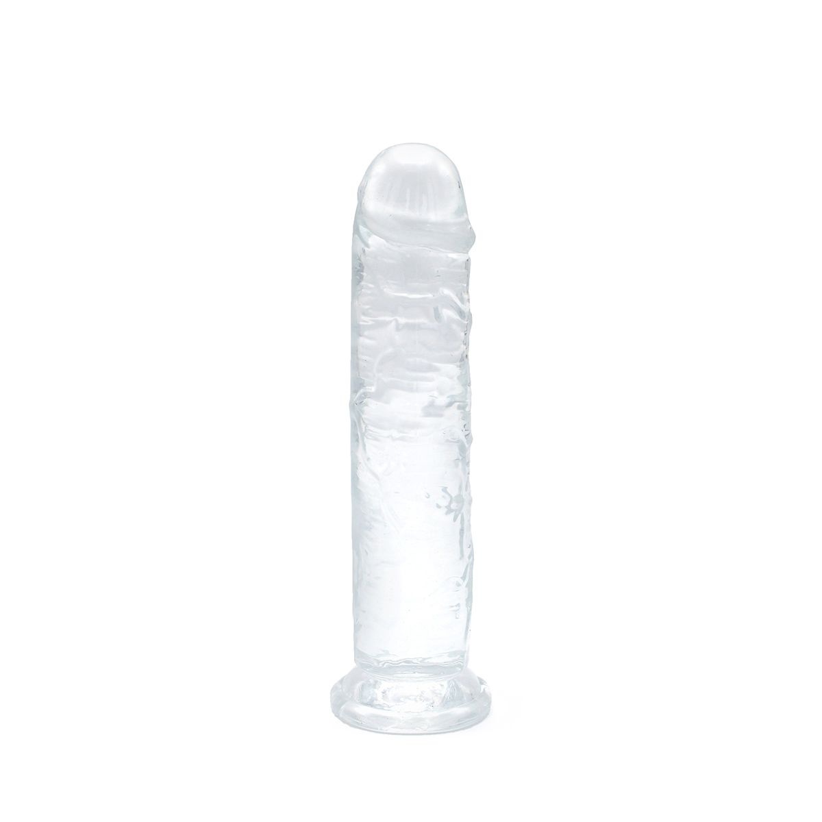 Dildo Transparant 19 cm met Sterke Zuignap | TPE Safe