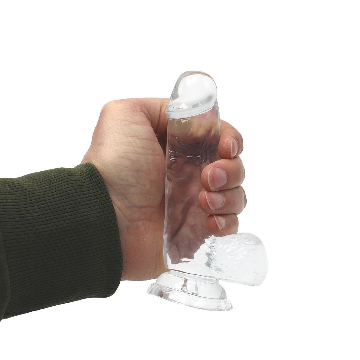 Dildo Transparent Mit Saugnapf 15.5 x 3.5 cm