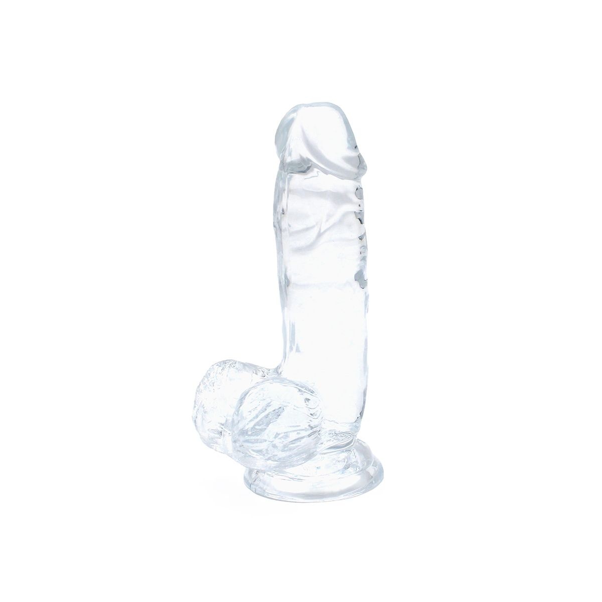 Dildo Transparant 15,5 cm met Zuignap – Realistisch & Veilig