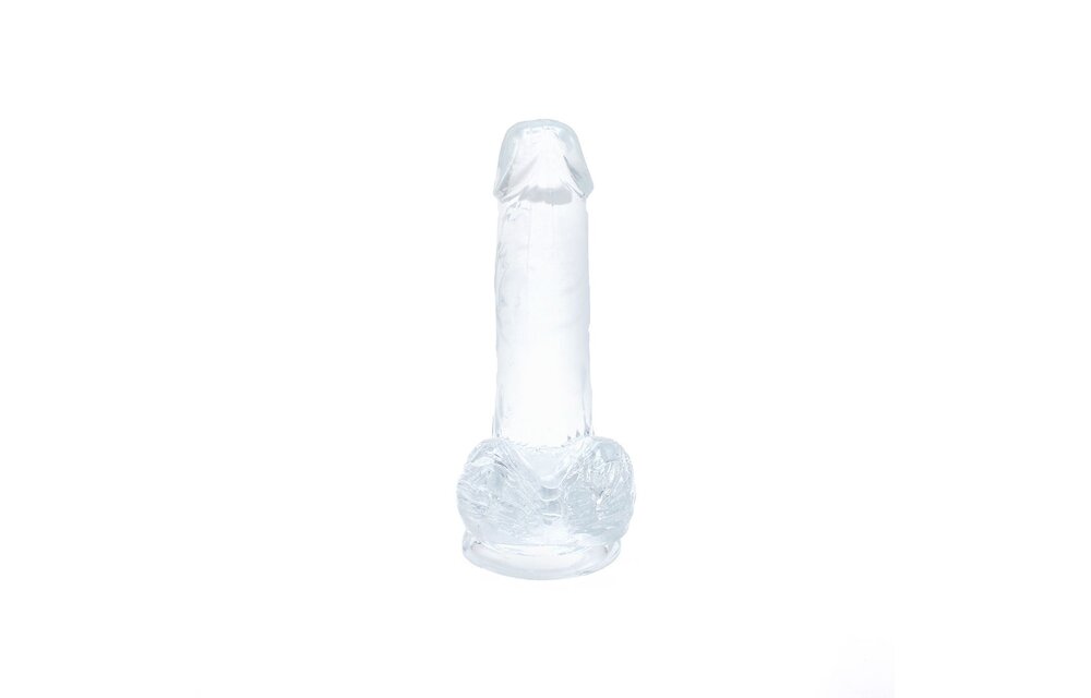 Dildo Transparant Met Zuignap 15.5 x 3.5 cm