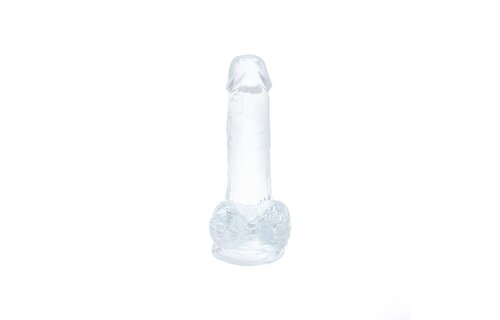 Dildo Transparant 15,5 cm met Zuignap – Realistisch & Veilig