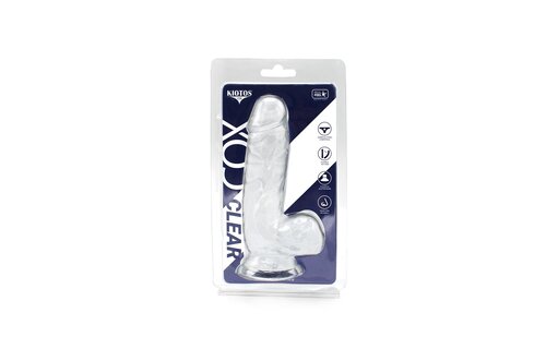 Dildo Transparant Met Zuignap 15.5 x 3.5 cm