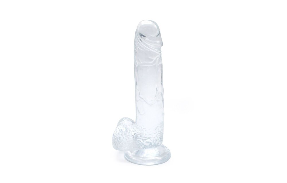 Dildo Transparant 22 cm met Zuignap – Sterk & Realistisch