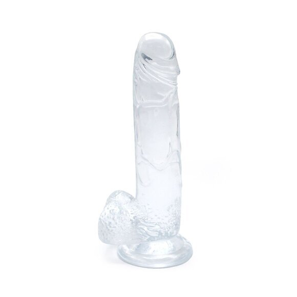 Dildo Transparent Mit Saugnapf 22 x 4.5 cm