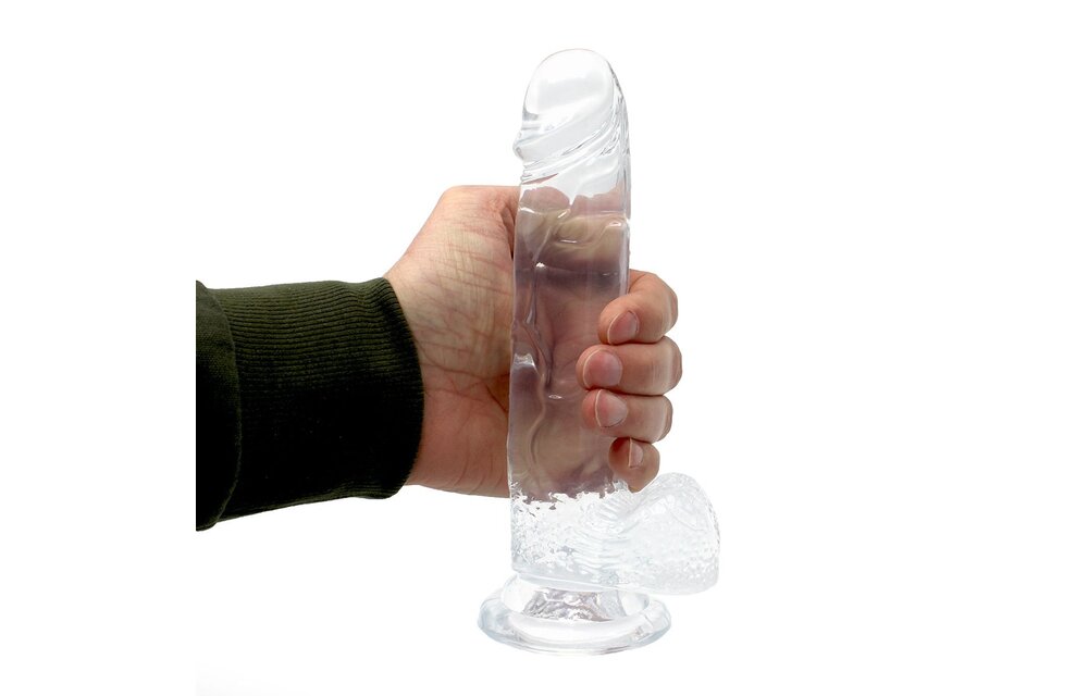 Dildo Transparant Met Zuignap 22 x 4.5 cm