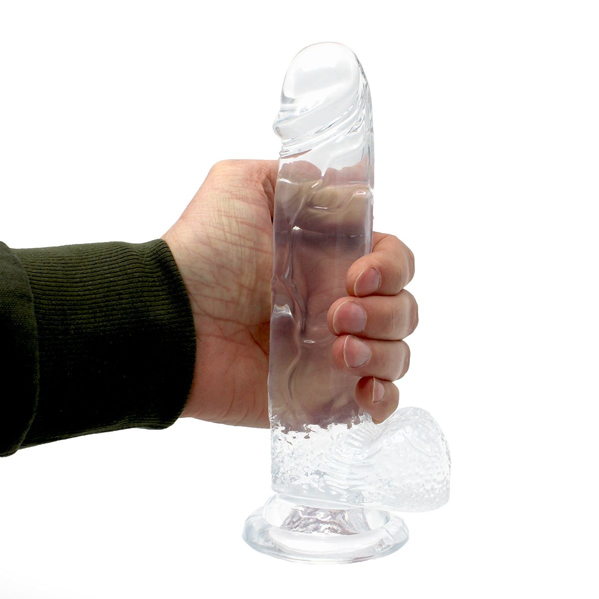 Dildo Transparent Mit Saugnapf 22 x 4.5 cm