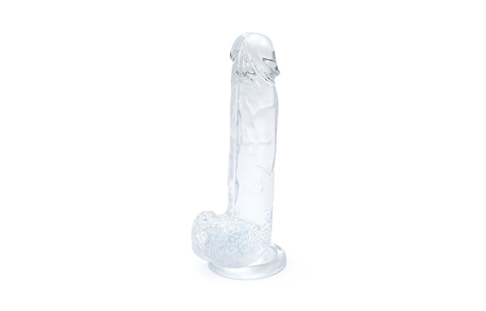 Dildo Transparant 22 cm met Zuignap – Sterk & Realistisch