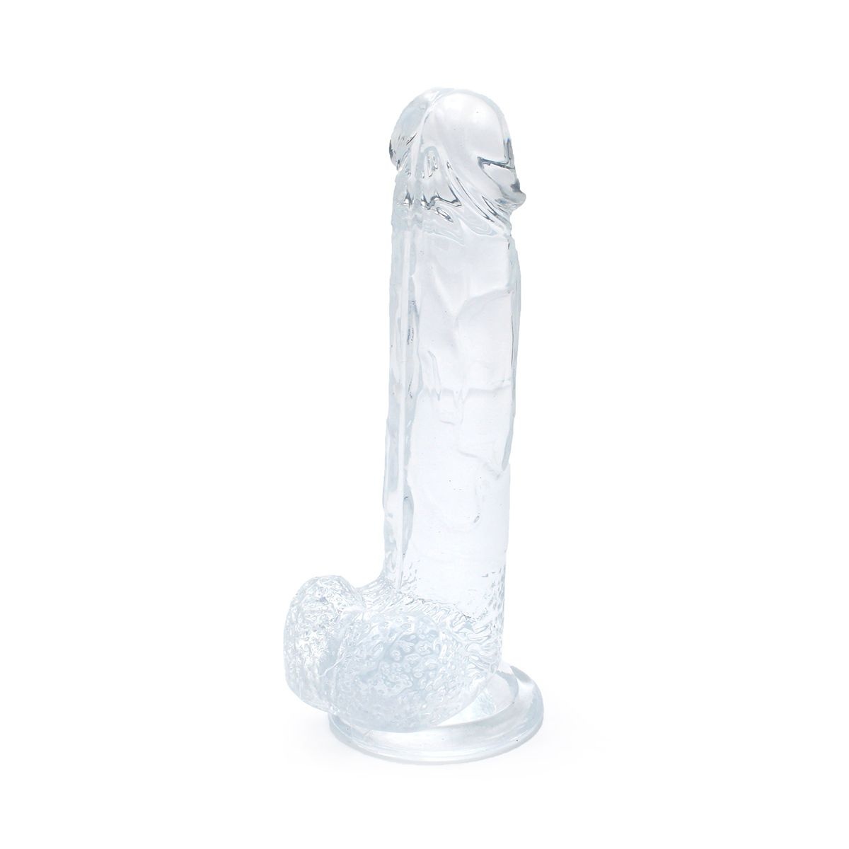 Dildo Transparant 22 cm met Zuignap – Sterk & Realistisch