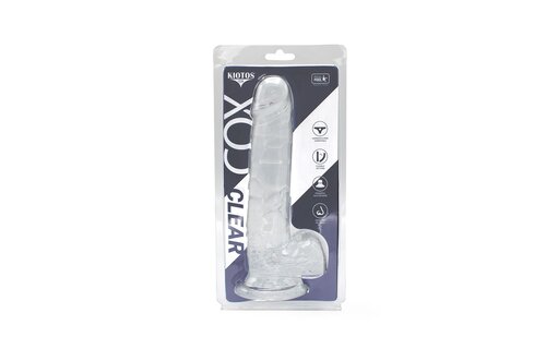 Dildo Transparant Met Zuignap 22 x 4.5 cm
