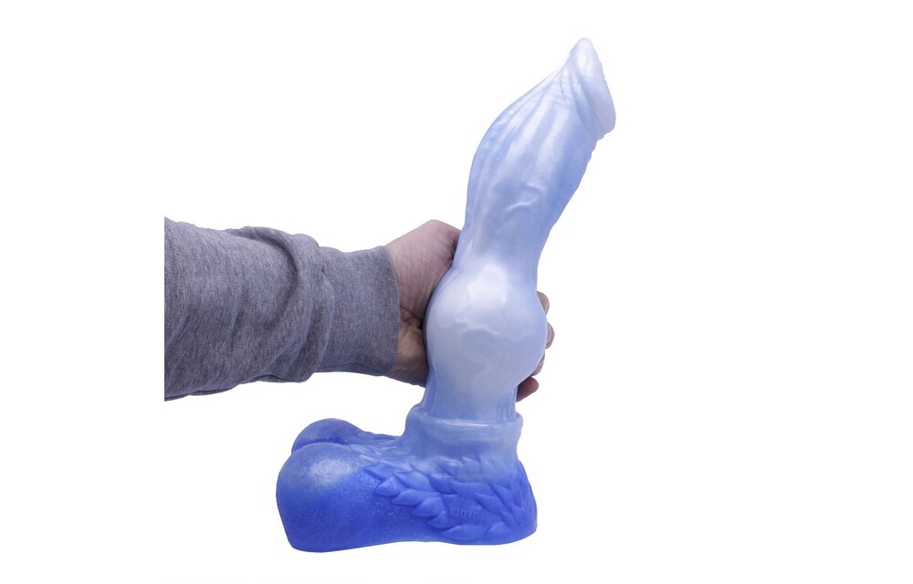 Dildo Monstar Ice Blue XL 33 cm – XXL-Silikondildo
