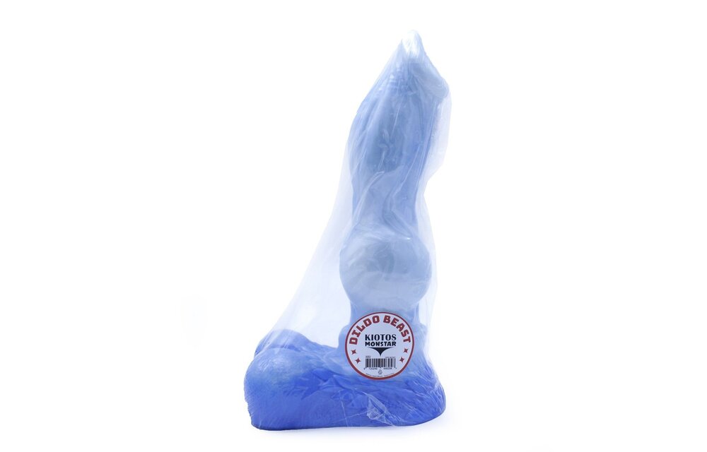 Monstar Ice Blue XL 33 cm Dildo - XXL Silicone Dildo