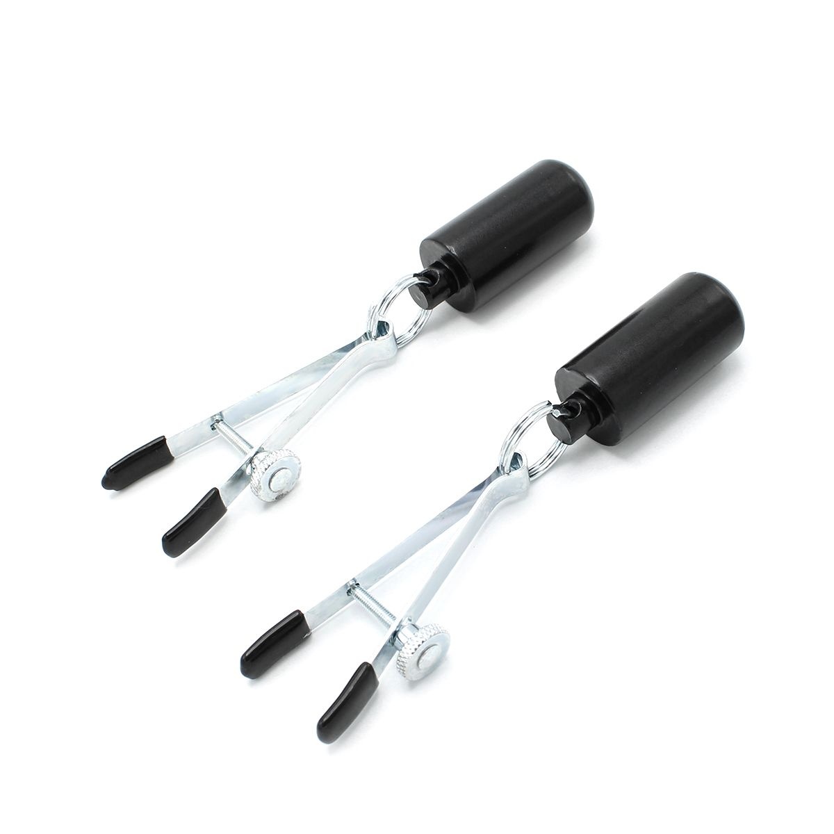 Adjustable Nipple Clamps with 2x100g Weights – Luxurious Pleasure