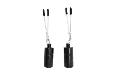 Nipple Clamps Weighted with 2 x 100g Weights | Intense Pleasure