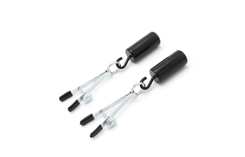 Adjustable Nipple Clamps with 2x 100g Hook Weights – Luxury