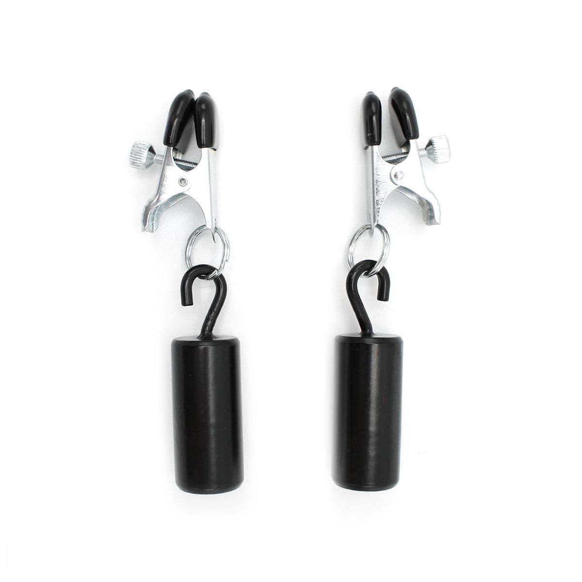 Adjustable Nipple Clamps Weighted With Hook