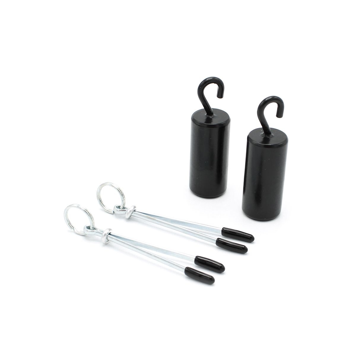 Weighted Nipple Clamps with Hook - Adjustable Nipple Clamps