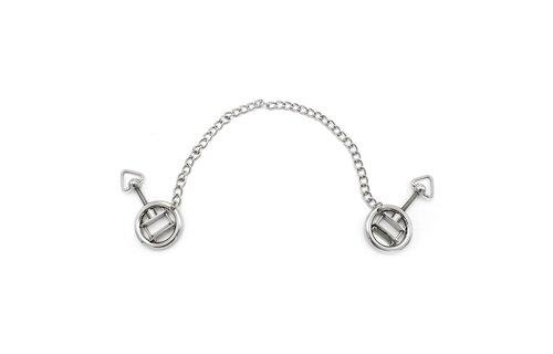 Nippelklemmen Ringe Verschraubt mit Kette – Verstellbar & Sinnlich