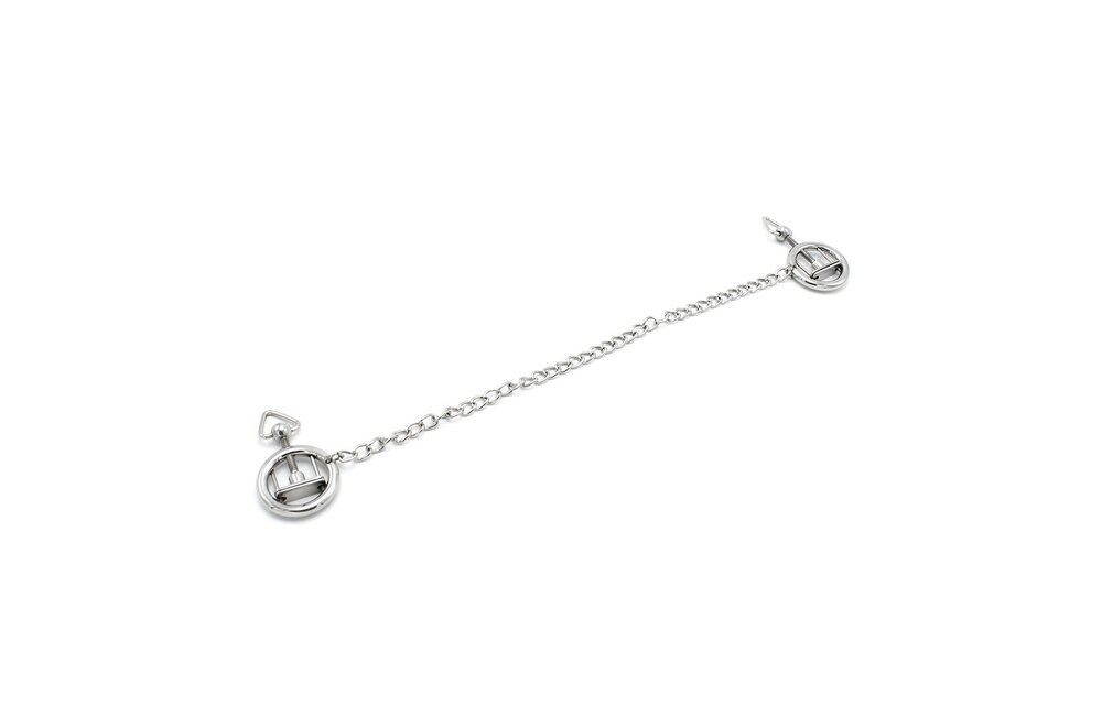 Nippelklemmen Ringe Verschraubt mit Kette – Verstellbar & Sinnlich
