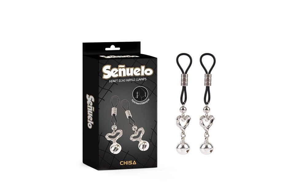Heart Echo Nipple Clamps | Playful, Comfortable & Adjustable