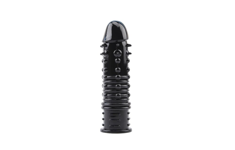 Penis Sleeve Swirls Schwarz – Komfort & intensive Stimulation