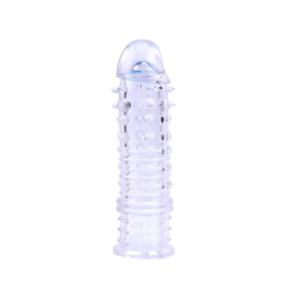 Penis Sleeve Swirls Transparent – Stimulating & Safe