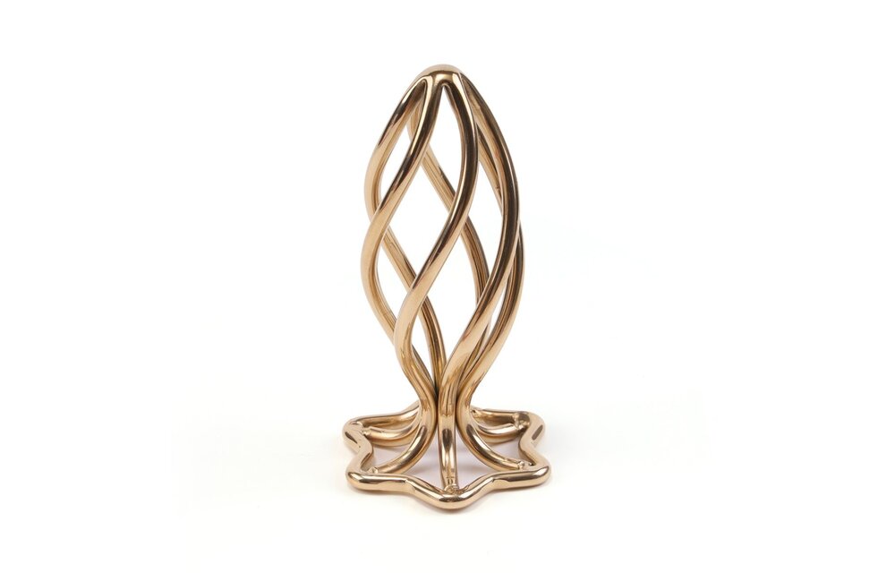 Buttplug Holle Spiraal Large 9,5 cm – Luxe Roestvrij Staal