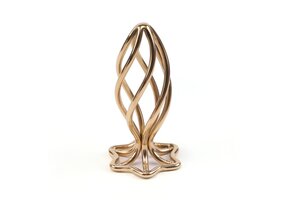 Hollow Spiral Butt Plug Large 9.5 cm – Luxury Stainless Steel