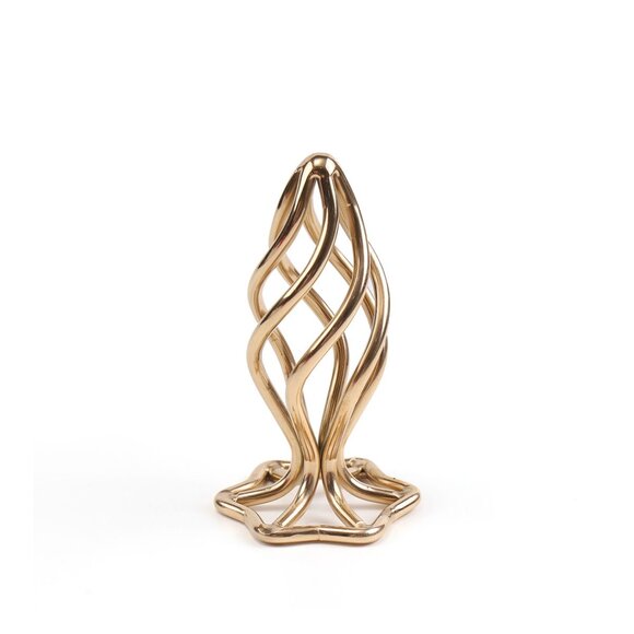 SEVANDA Gouden Holle Spiraal Anaalplug - Medium, Luxe & Veilig