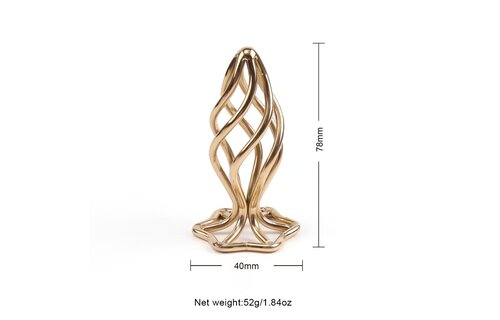 Butt Plug Hollow Spiral - Medium