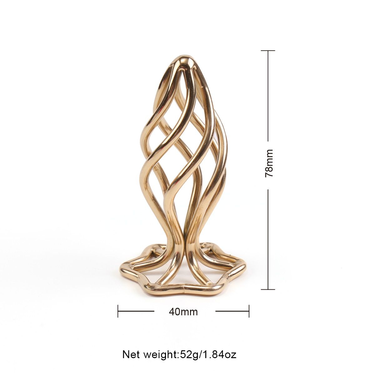 Butt Plug Hollow Spiral - Medium