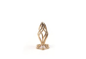 SEVANDA Goldener hohler Spiral-Analplug – Luxus & Komfort