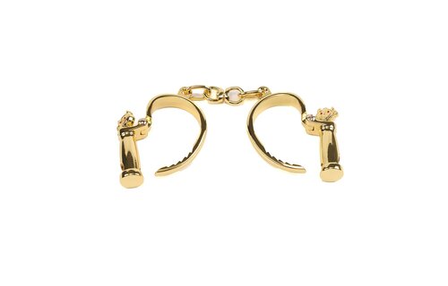 Gold Deluxe Liebes-Sklaven Handschellen
