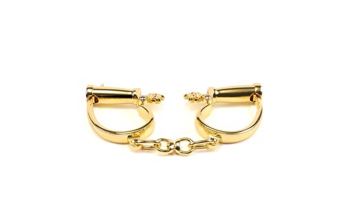 Gouden Deluxe Liefdesslaaf Handboeien – Luxe BDSM Accessoire
