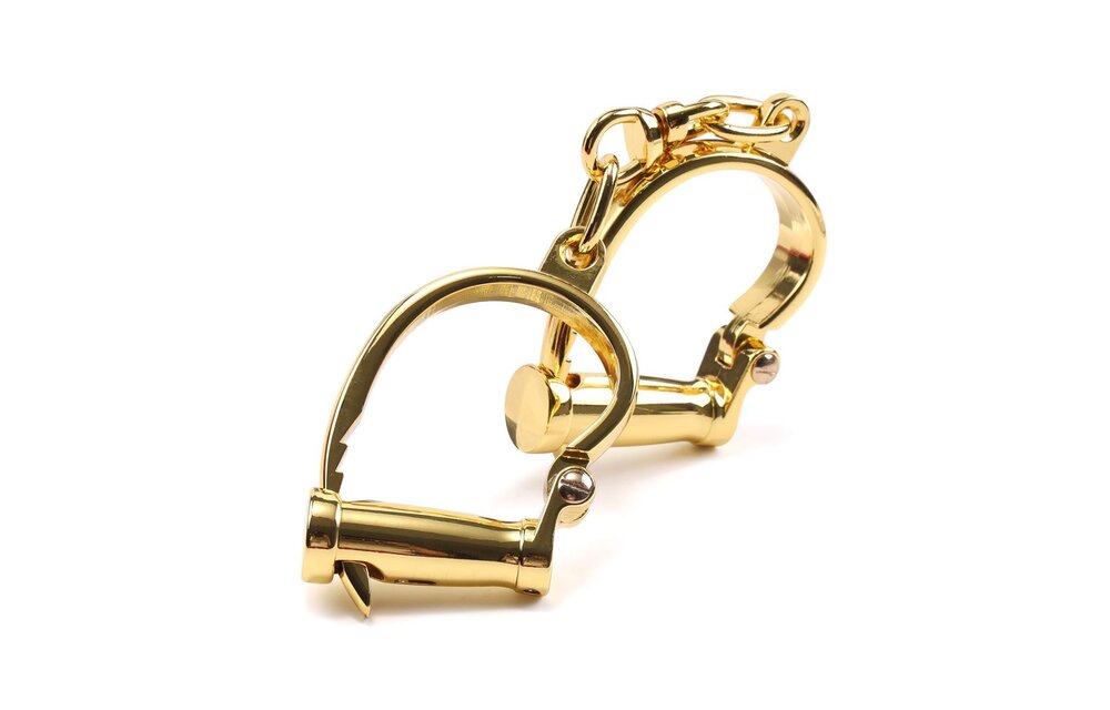 Gouden Deluxe Liefdesslaaf Handboeien – Luxe BDSM Accessoire