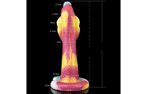 Dildo Monstar 4 Kleureneffect Cobra 39 cm - Kiotos BEAST