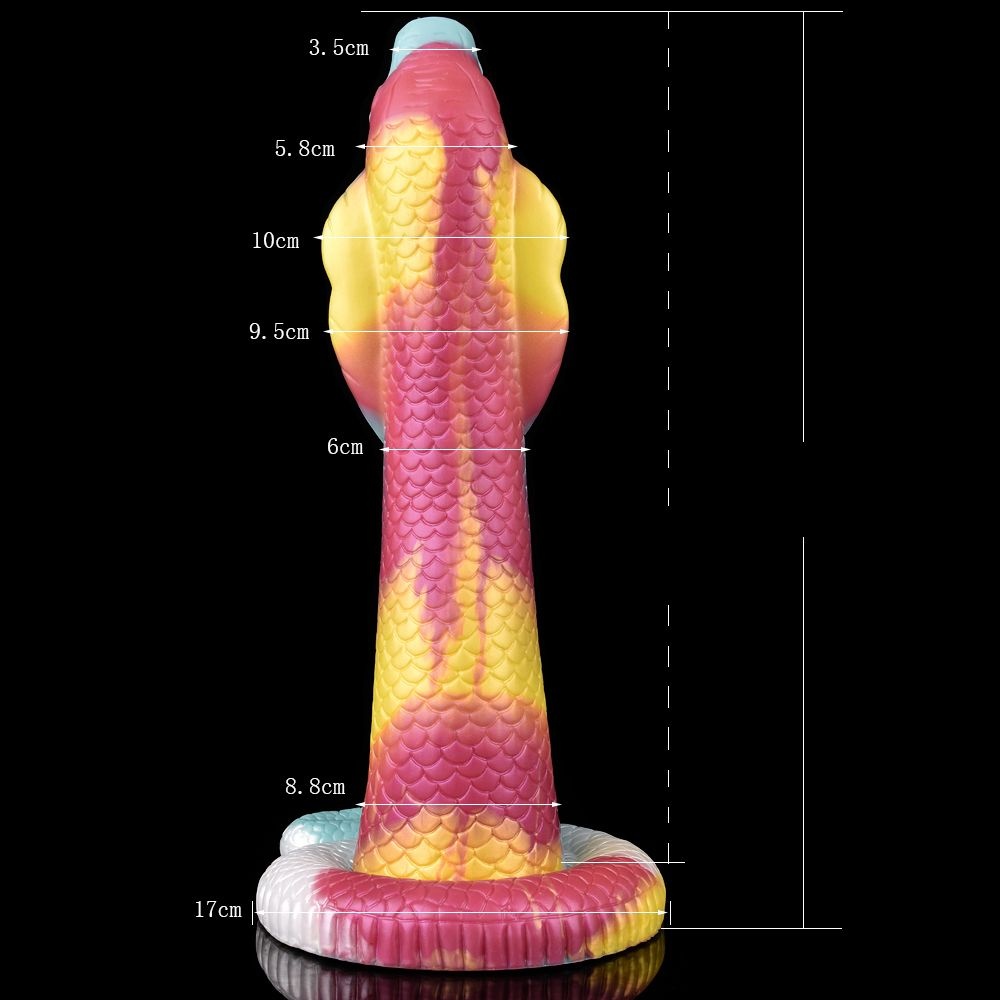 Dildo Monstar 4 Color Effect Cobra
