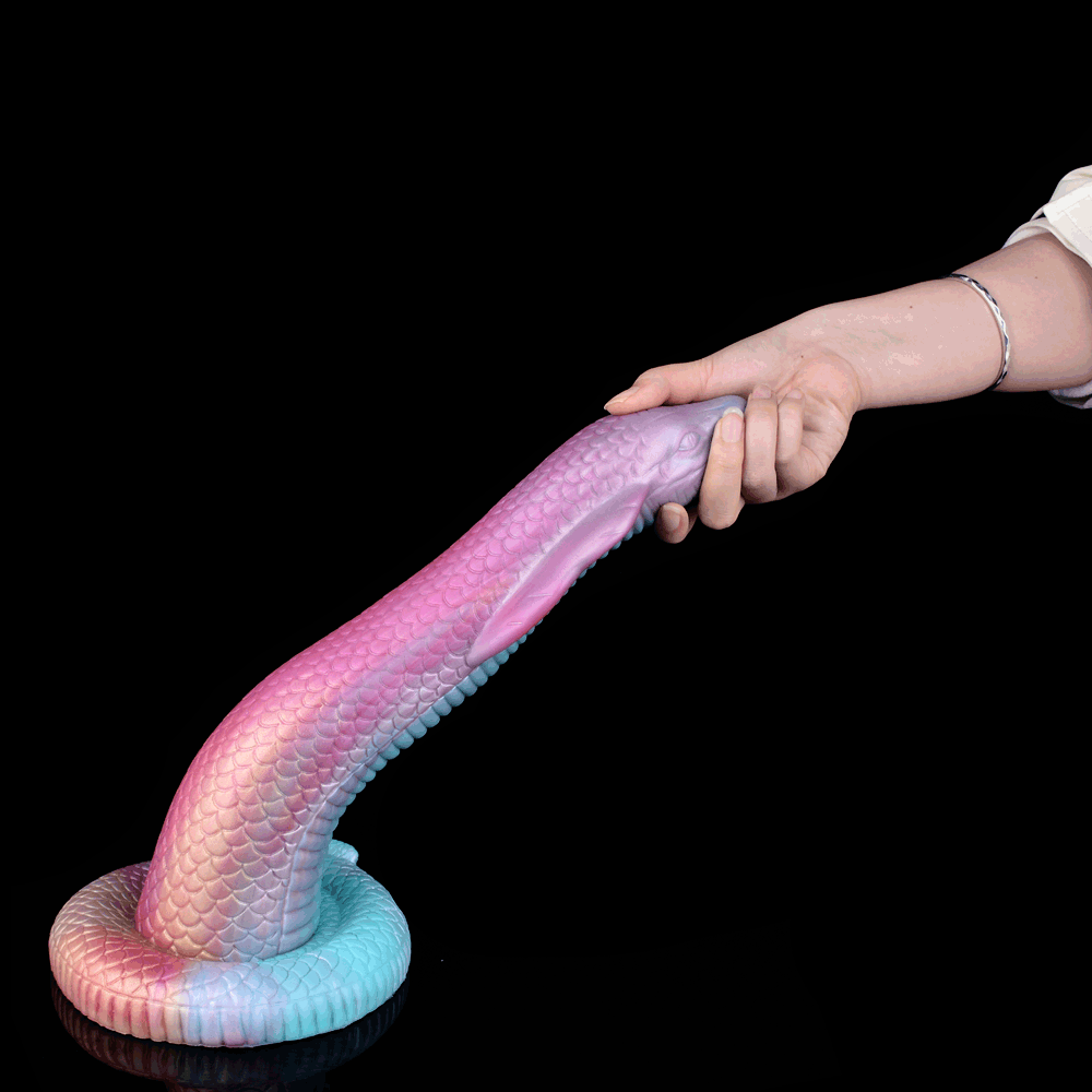 Monstar 3 Colour Effect Cobra 39 cm Dildo - Realistic & Soft