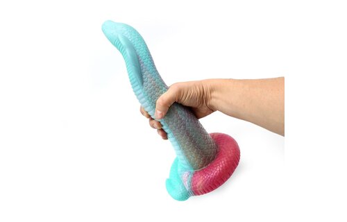 Dildo Monstar 3 Kleureneffect Cobra 39 cm - Realistisch & Soft