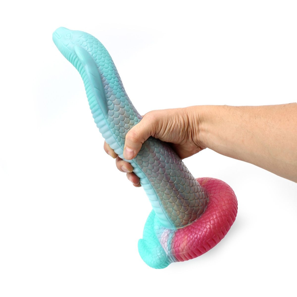 Dildo Monstar 3 Kleureneffect Cobra 39 cm - Realistisch & Soft