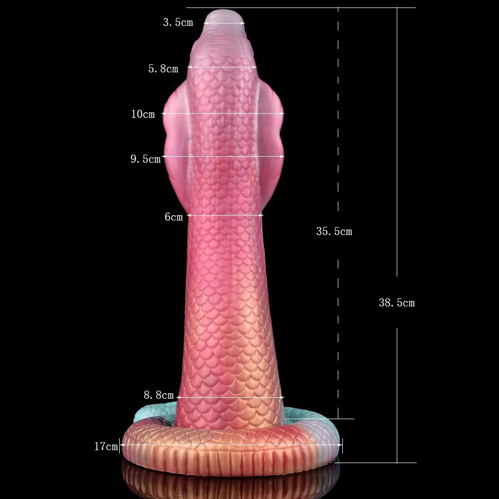 Dildo Monstar 3 Farbeffekt Cobra 39 cm – Realistisch & Soft