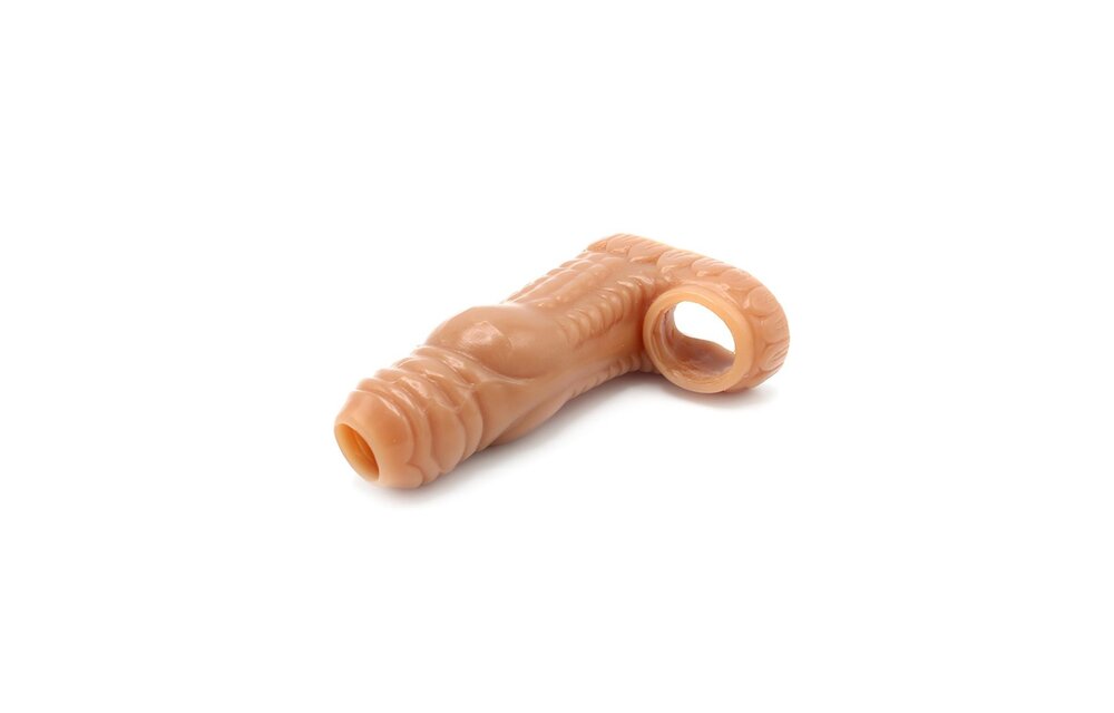 Monstar Penis Sleeve Teeth Skin Colour 13.5 cm – Soft & Realistic