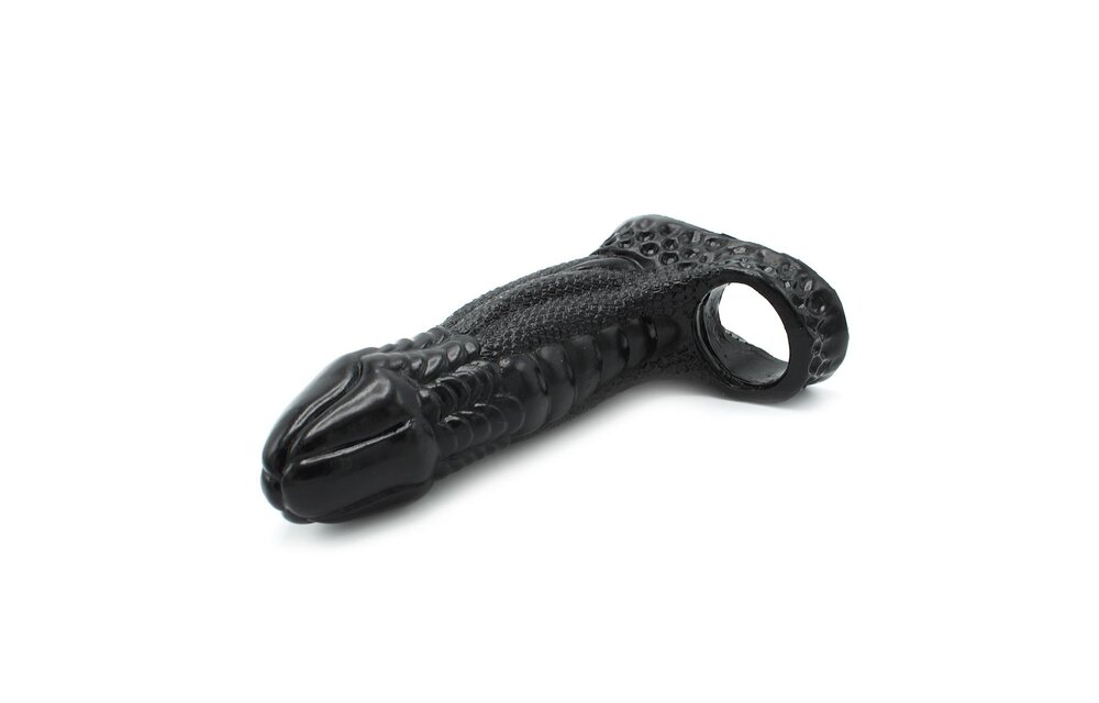 Monstar Alien Penis Sleeve Black 16.5 cm – Ultimate Pleasure