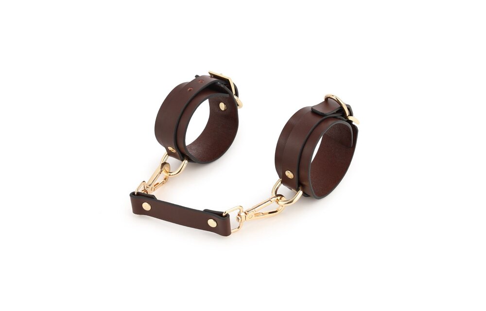 BDSM Kit Fancy Bruin – Luxe 9-Delige Vegan Set voor Plezier