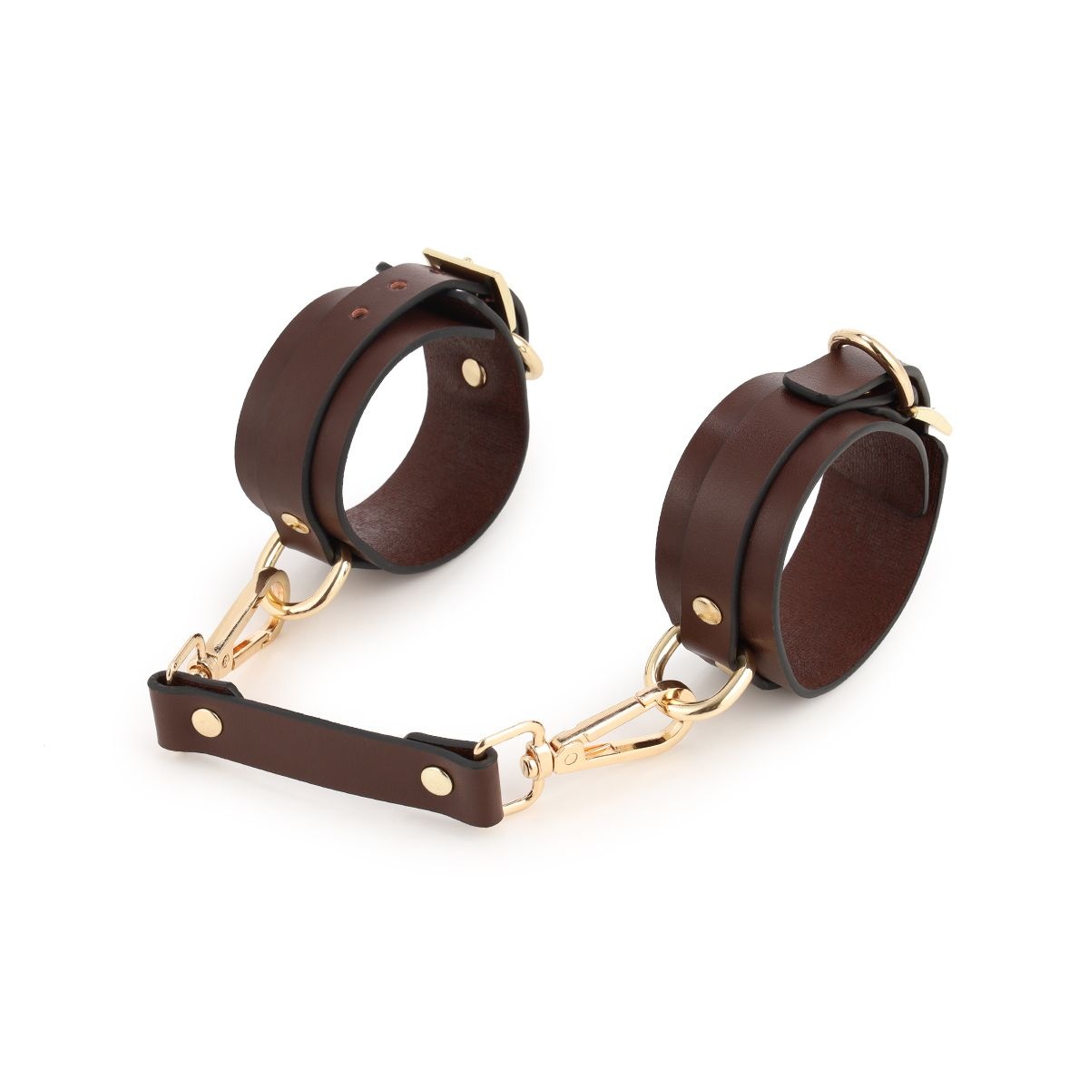 BDSM-Set Fancy Braun – Luxuriöses 9-teiliges veganes Set für Spaß