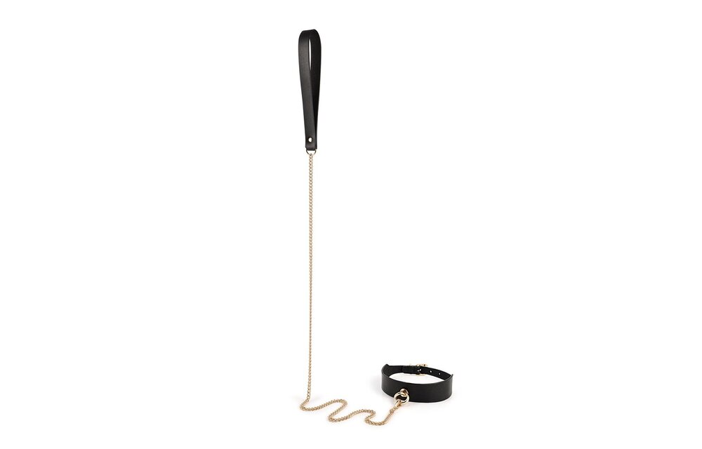 BDSM Fancy 9 Item Kit Schwarz – Luxuriöses veganes PU-Leder-Set