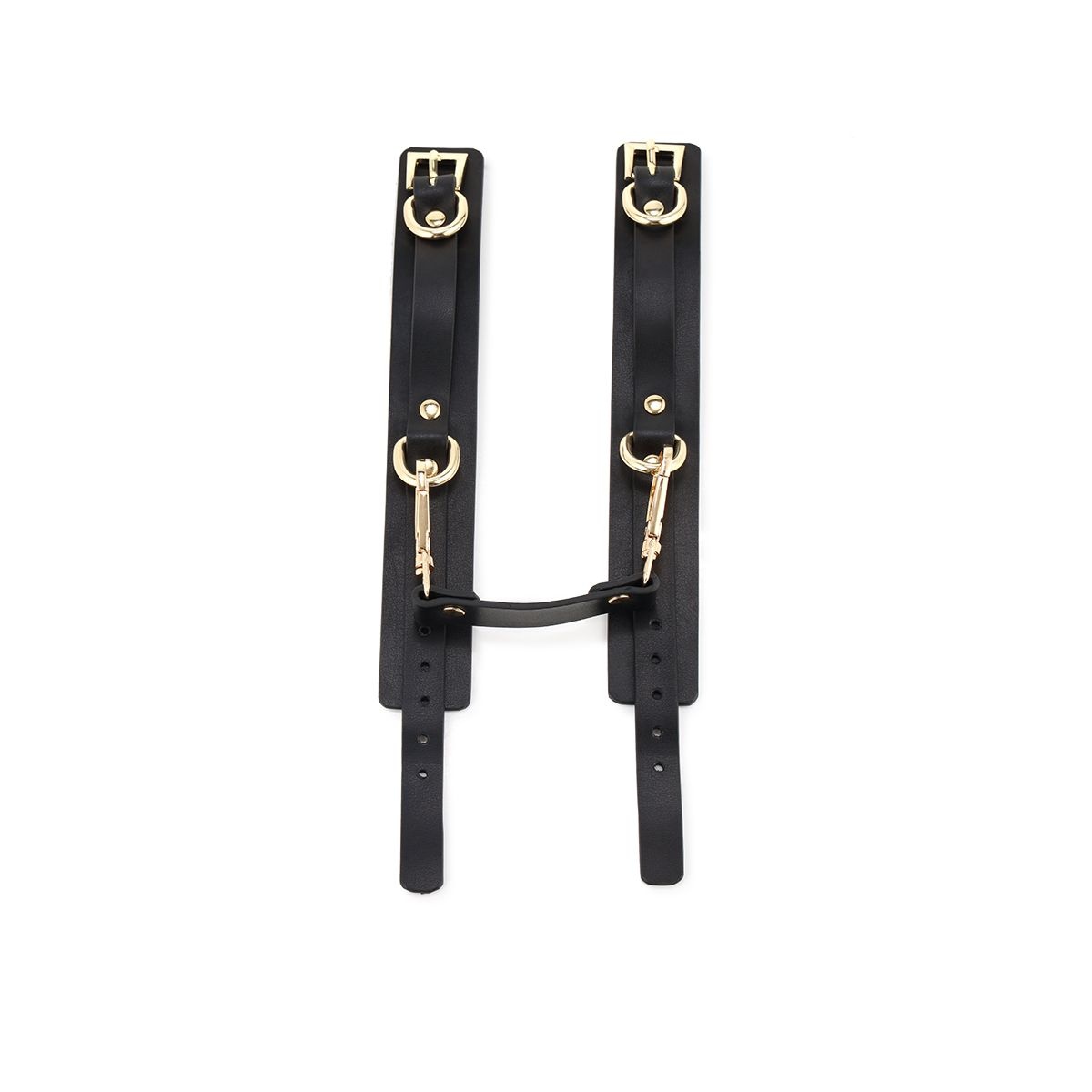 BDSM Fancy 9 Item Kit Zwart – Luxe Vegan PU Leder Kit