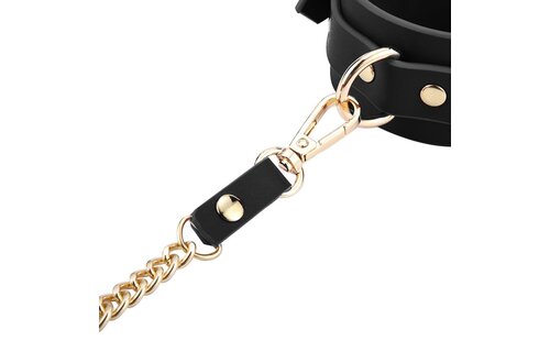 BDSM Deluxe Kit Zwart – 5-Delige Vegan PU Leder Set