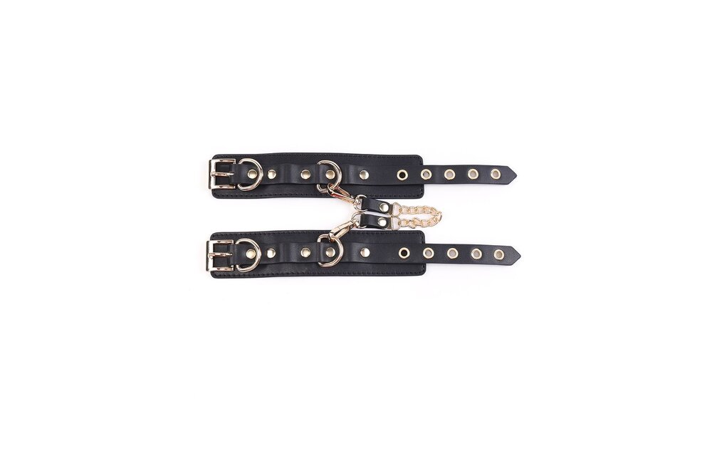 BDSM Deluxe Kit Black – 5-Piece Vegan PU Leather Set